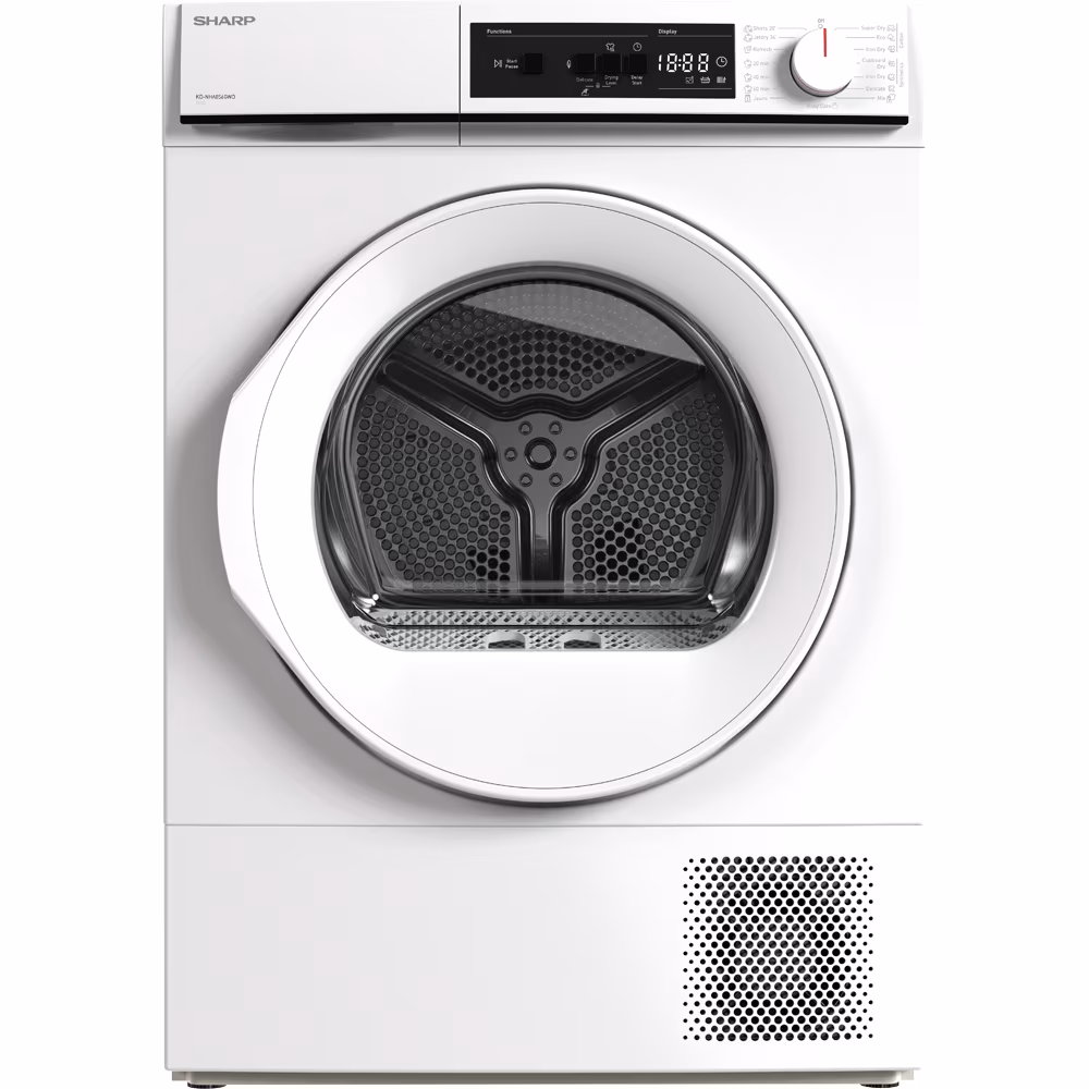 Sharp Uscător de Rufe Slim 8 Kg, A++ – Alb A1191